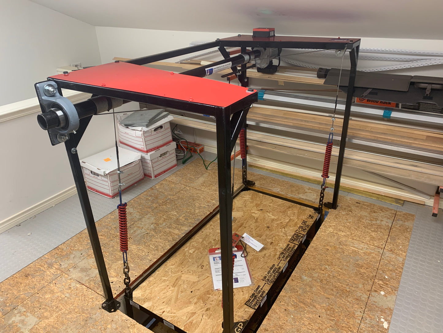 500XL lbs. Steel Frame Lift 42" x 72"