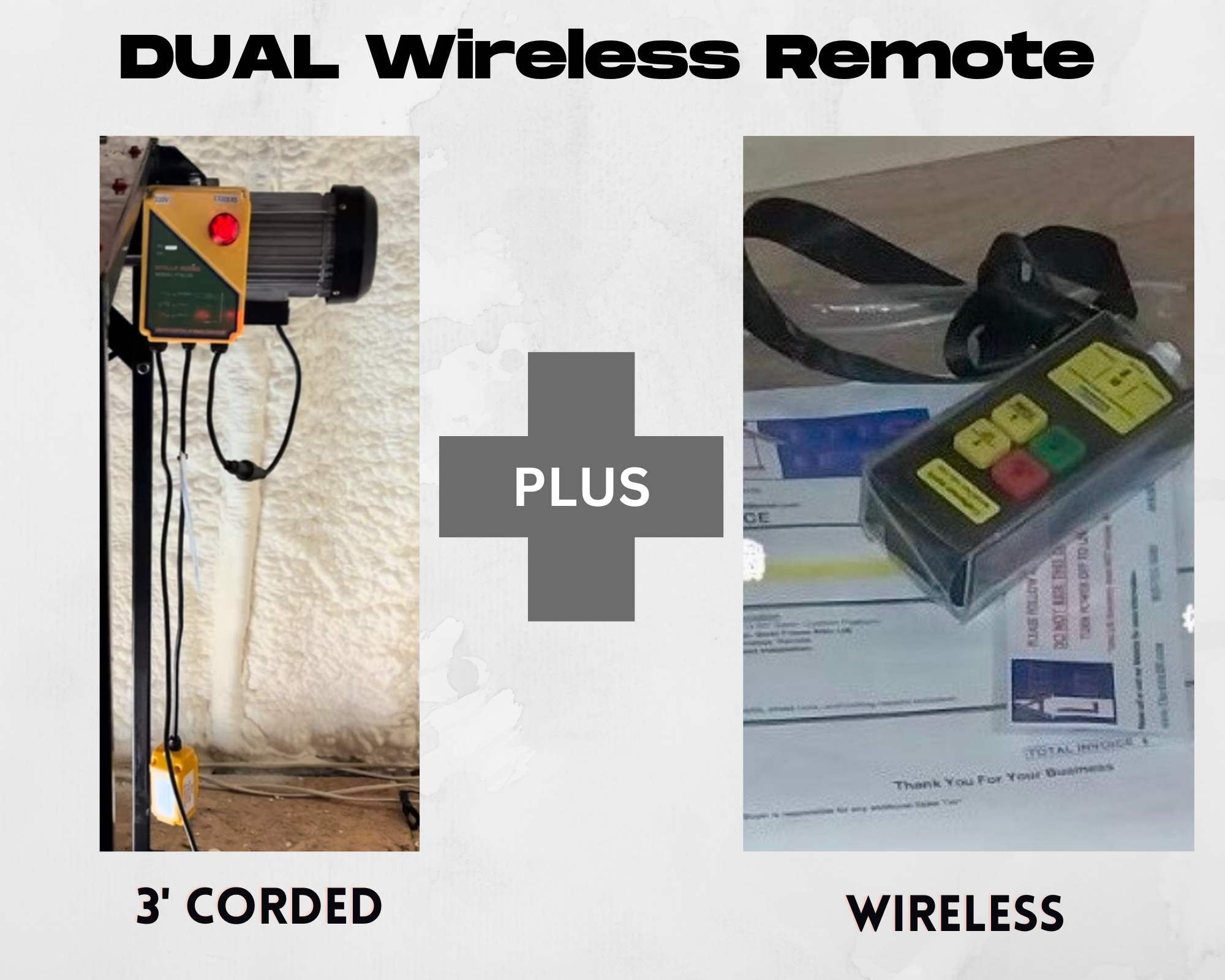 Attic Lift- DUAL Wireless Remote
