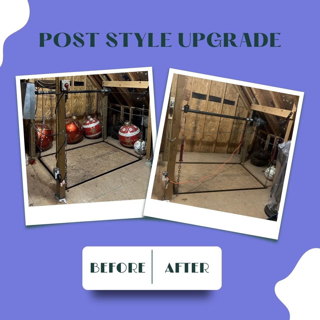 Post Style Upgrade before and after
