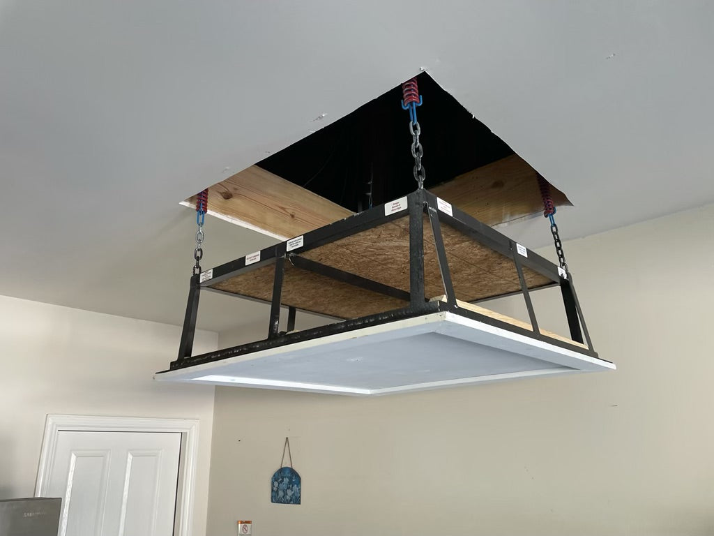 Unclaimed Lift - 500 lbs. Open with ceiling cover installed to Lift 