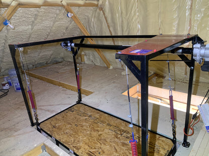 Attic Lift - 500 lbs. Steel Frame 42" x 60"