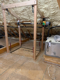 Attic Lift - 500 Lbs. Post Style 42" x 60"

