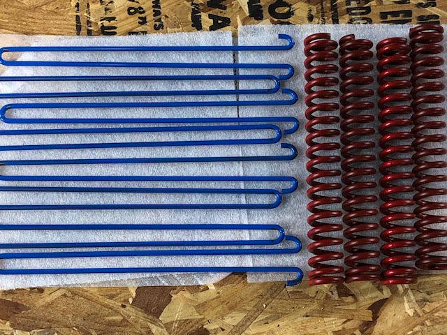 Upgraded Springs and Tug Links disassembled